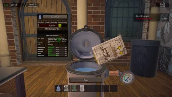Beer Manufacture Simulator Free Download cover art