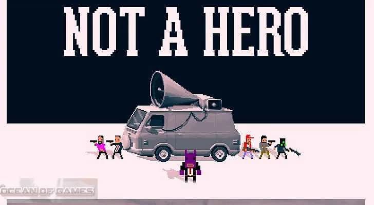 Not a Hero PC Game Free Download cover art