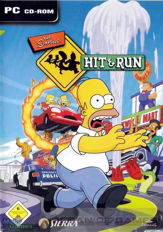 The Simpsons Hit and Run Free Download cover art