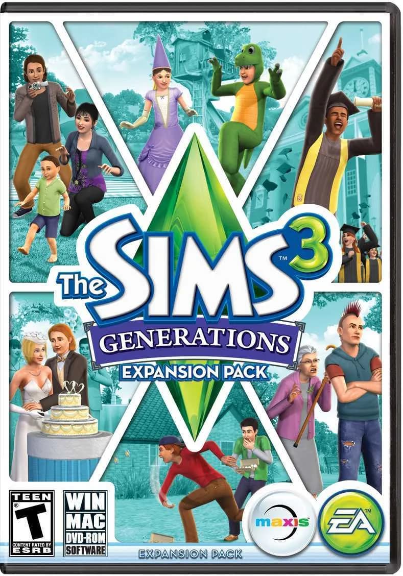The Sims 3 Generations Free Download cover art