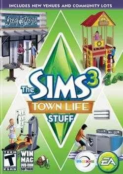 The Sims 3 Town Life Stuff Free Download cover art