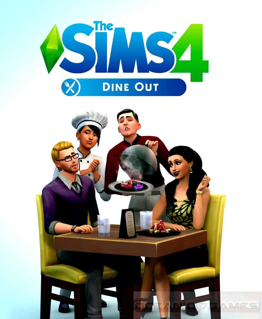 The Sims 4 Dine Out Free Download cover art