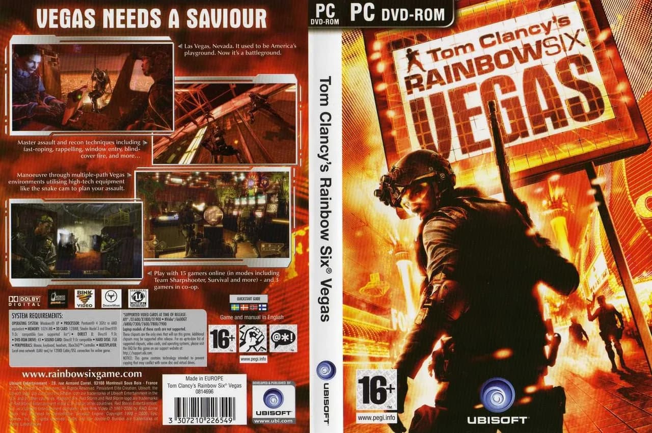 Tom Clancys Rainbow Six Vegas Free Download cover art
