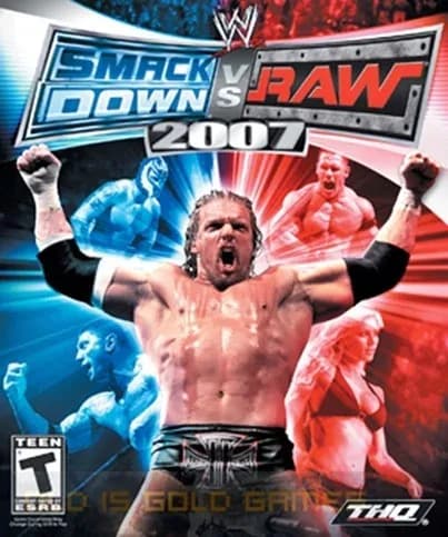 WWE Smackdown Vs Raw Free Download PC Game cover art